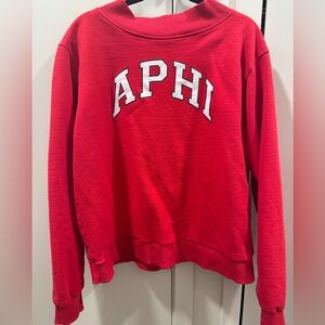 ALPHA PHI Sorority Mockneck Sweatshirt